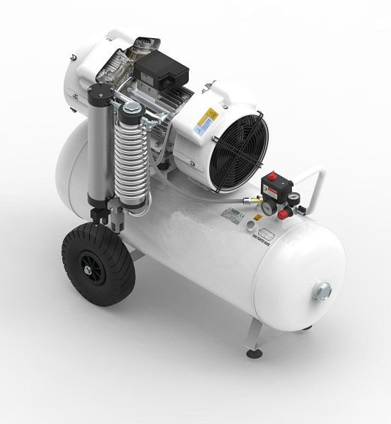 AEROTEC geluidsarme zuigercompressor XTR 4D-90L met droger HP3 - 400 V, 4 cilinders, olievrij, geluidsarm, 2013227
