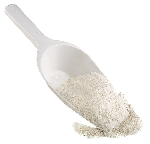 APS meelschep, 0,5 liter, 31 x 12 cm, hoogte: 5,5 cm, polypropyleen, wit, 00611