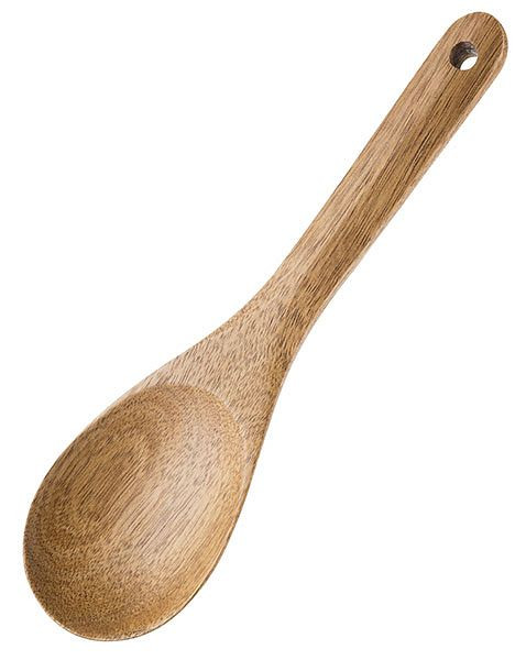 APS lepel, totale lengte: 23,5 cm, acaciahout, afmeting lepel: 9 x 6,5 cm, 00599