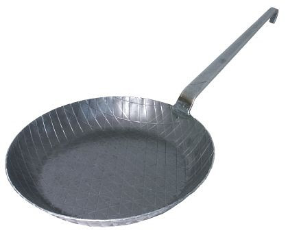 Contacto serveerpan 28 cm, diep, in koud gesmeed ijzer, 5250/280