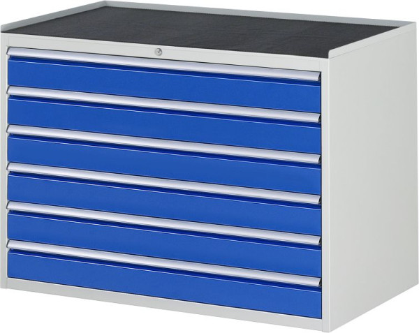 RAU ladekast serie 7000, metalen onderstel, 6 x lade maat XXL 6xH120 mm, 1145x825x650 mm, 03-XXL5.16A-MT.11