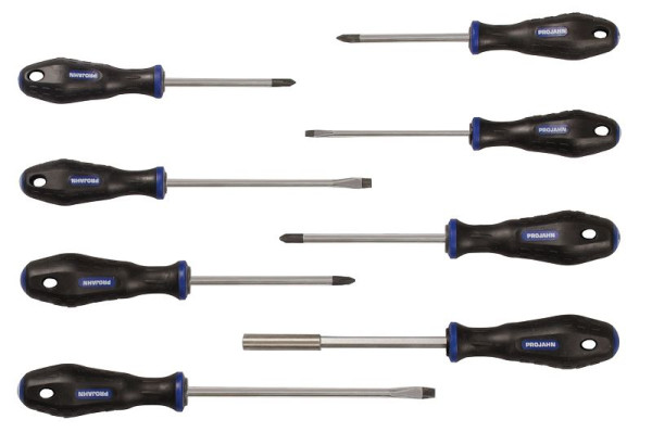 Projahn schroevendraaierset 8 stuks (PH + PZ + gleuf), 4722