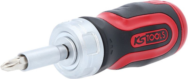 KS Tools 1/4" 6 in 1 mini-ratelschroevendraaier, 159.2025