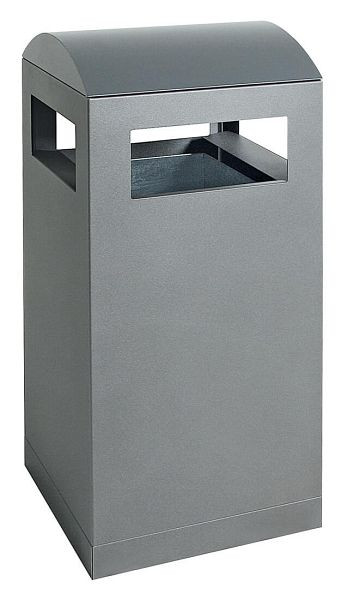stumpf afvalscheiding A³, antracietgrijs / 7016, verzinkte binnenemmer, 90 liter, 650-090-0-2-716