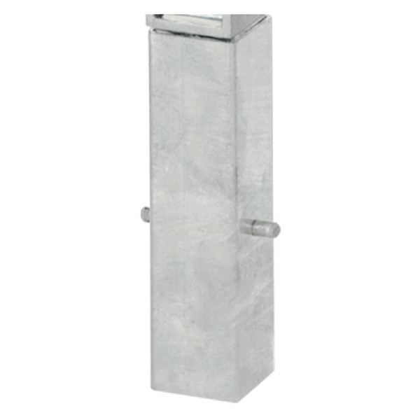 Stein HGS HGS vervangingsgrondhuls, staal (verzinkt) 80 x 80 mm, voor opvouwbare en afneembare palen (70x70 mm), 14354