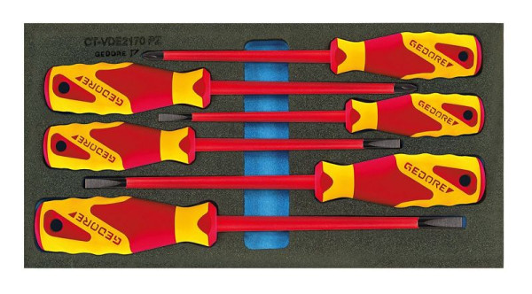 GEDORE CT-inzet met assortiment, VDE-schroevendraaierset, 2309173