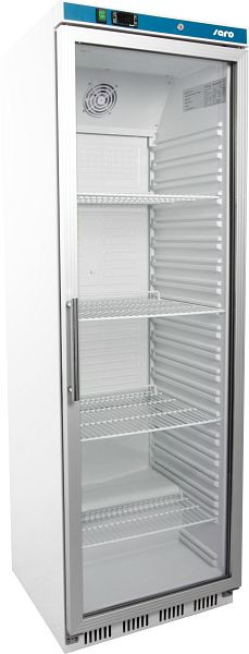 Saro voorraadkoelkast met glazen deur - wit model HK 400 GD, 323-4035