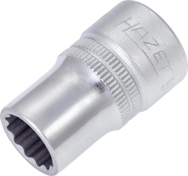 Hazet dopsleutel, dubbel zeskant, hol vierkant 12,5 mm (1/2"), buiten dubbel zeskant tractieprofiel, 1/2", 900AZ-1/2