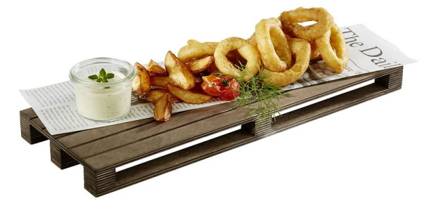 APS serveerplank -PLEASURE PALETTE-, 40 x 15 cm, hoogte: 3 cm, berkenhout, 00882