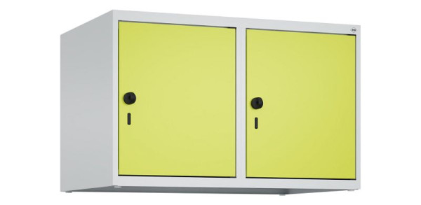 C+P kastopzet Classic PLUS, bovenkast, 7035/0024, veiligheidsdraaisluiting, 500x800x500mm, 2 vakken, 080090-22 S10010