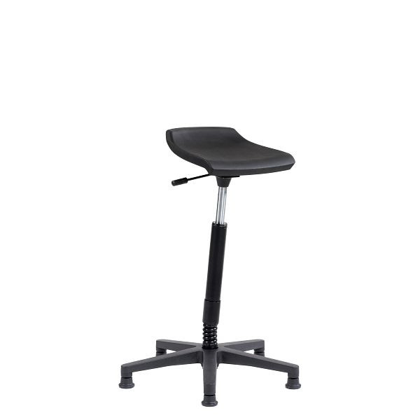 SOFAME stahulp ERGOSLIM met glijders, zithoogte 68-88 cm, aluminium onderstel, flexkolom, W050100015