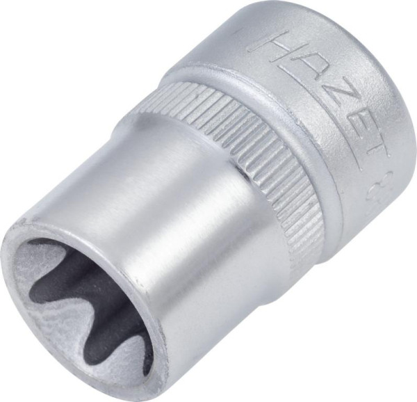 Hazet TORX® dopsleutelinzet, hol vierkant 10 mm (3/8 inch), buiten TORX® profiel, E14, met karteling, 880-E14