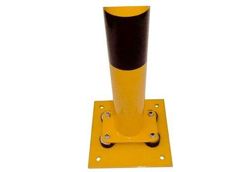 Schake kantelbare afzetpaal verzinkt, dm 89 mm, hoogte 1000 mm, 249367