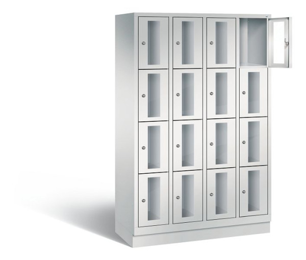 C+P lockerkast Classic, H1800xB1190xD500mm, kleur: lichtgrijs, 8020A404 S10000