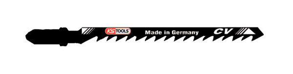 KS Tools decoupeerzaagblad gebogen snede, CV, 100 mm, 4 mm, verpakking van 5, 129.3105
