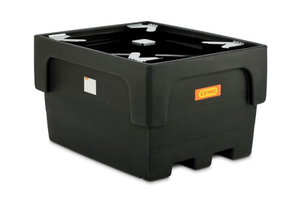 Cemo IBC opvangbak 1100/1-PE met steunkruis, 10938