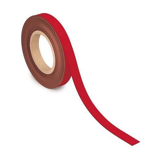 MAUL magnetische markeringstape, 10 mx 20 mm x 1 mm, rood, 307928