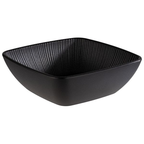 APS schaal -NERO- in zwart, 16,5 x 16,5 cm, hoogte: 5,5 cm, 0,6 liter, 85274