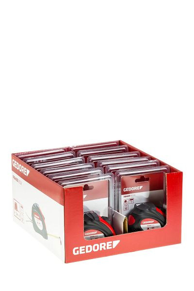 GEDORE rode displaytape meet 5 m, 12 delen, 3301789