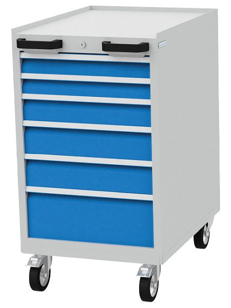 Bedrunka+Hirth mobiele ladekast diepte 736 mm, R 18-24, 6 x laden, 04.10.06-1VA