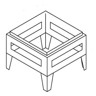 Hammerbacher hangmapinzet ACHR grijs, 35x35x24,5 cm (BxDxH), VACHR/5