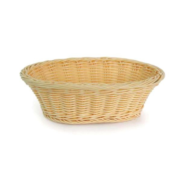 Stalgast ovale brood- en fruitmand, stevig gaas, polypropyleen, 235 x 150 x 70 mm (BxDxH), TT4304235