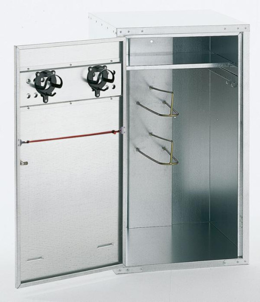 Growi zadelkast (HxDxB): 106 x 60 x 60 cm, hangslot, zadelrek, 10050140