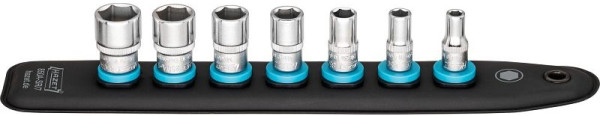 Hazet SmartRail met 7 sleuven, vierkant 6,3 mm (1/4 inch), uitwendig zeskant tractieprofiel, aantal gereedschappen: 7, 850A-SR/7