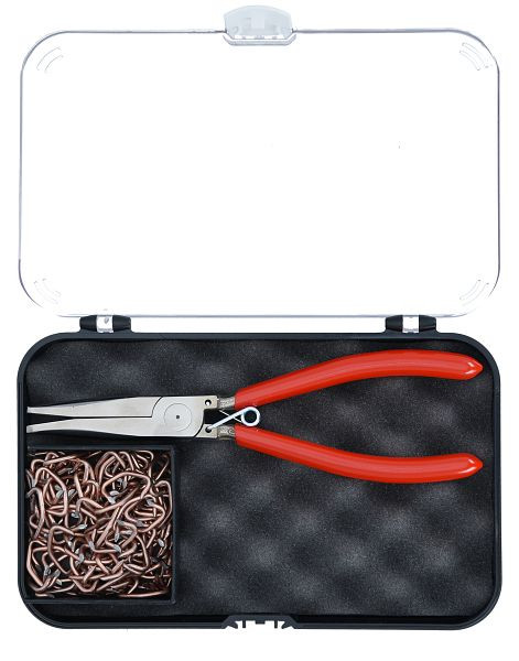 SW stalen bekledingstang, met 100 klemmen, 94808L