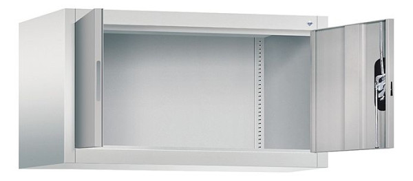 C+P bovenkast Acurado, H500xW930xD500mm, kleur: lichtgrijs/wit aluminium, verzonken handgreep, 9284-000 S10204