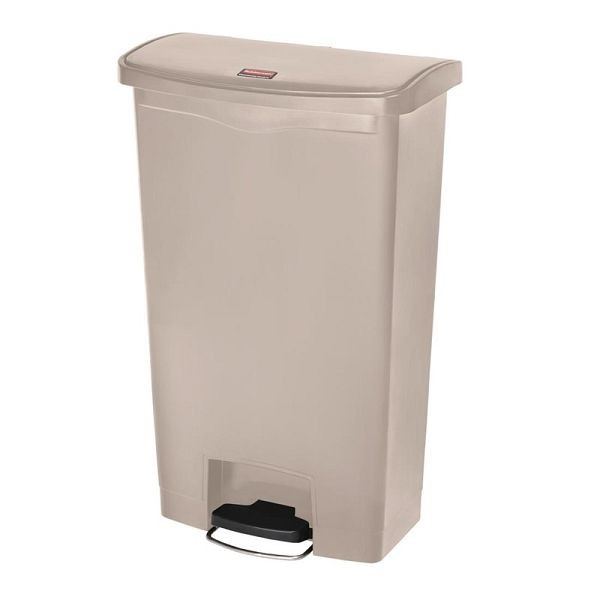 Rubbermaid Slim Jim Front Step pedaalemmer beige 68L, GL033