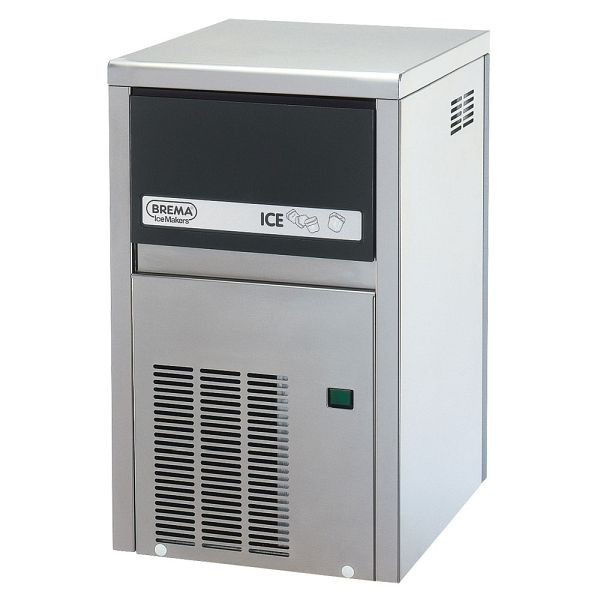 Brema watergekoelde ijsblokjesmachine, 21kg/24u, afmetingen 355 x 404 x 590 mm (BxDxH), BE1902021