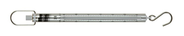 PESOLA spannings-/krachtmeter / veerbalans 3N, verdeling 0,02N, Medio line, zwart, met haak, 40003