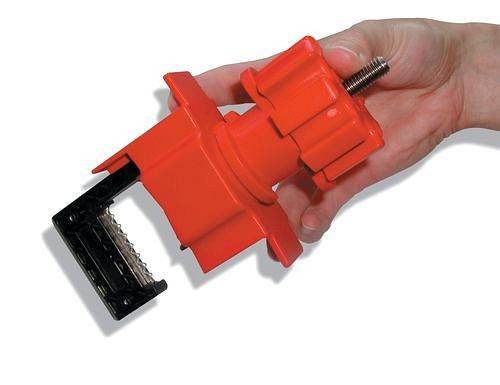 DENIOS Kleine klepafsluiter voor vergrendelhendels, T-handgrepen en andere mechanische apparaten, 209708