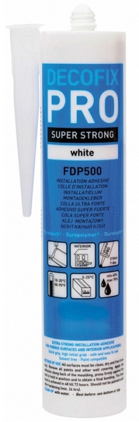 rutec Projekt Decofix Strong wit 310 ml voor binnenmuren en plafonds voor 8M, PFG950
