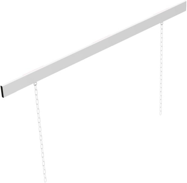 Schakewaarschuwings- en beschermingsprofielen geel/zwart, 1000 mm, type R30, 4117