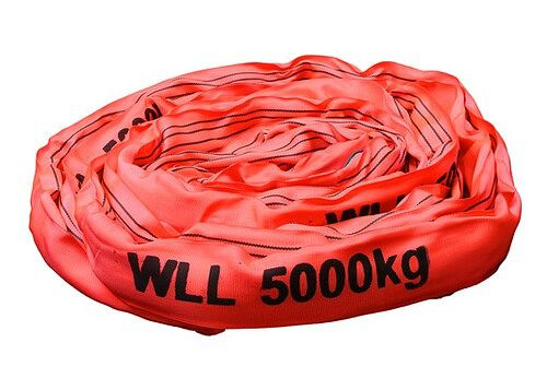 MMXX rondstrop, draagvermogen 5000 kg, omtrek 8 m, rood, 46987