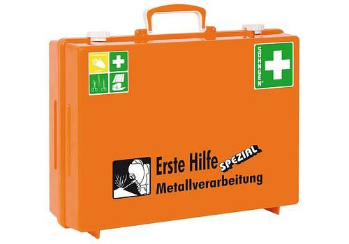 DENIOS Erste-Hilfe-Koffer Beruf Spezial "Metallverarbeitung", Basisinhalt nach DIN, 116-594