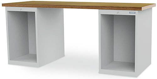 Bedrunka + Hirth inline werkbank, R 18-24, afmetingen in mm (BxDxH): 2000 x 750 x 859, cilinderslot met 2 x sleutels, 03.20.580.002