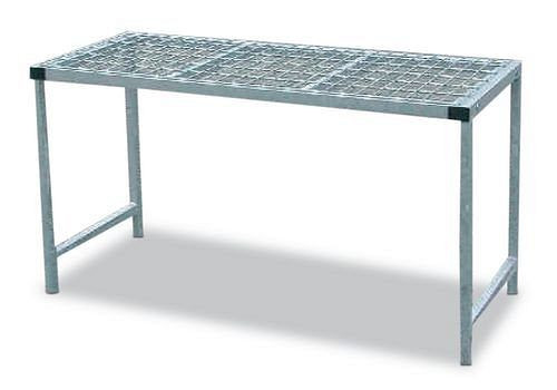DENIOS Lagertisch für 26 Flaschen à 11 kg, Werkstoff: Stahl, 157511