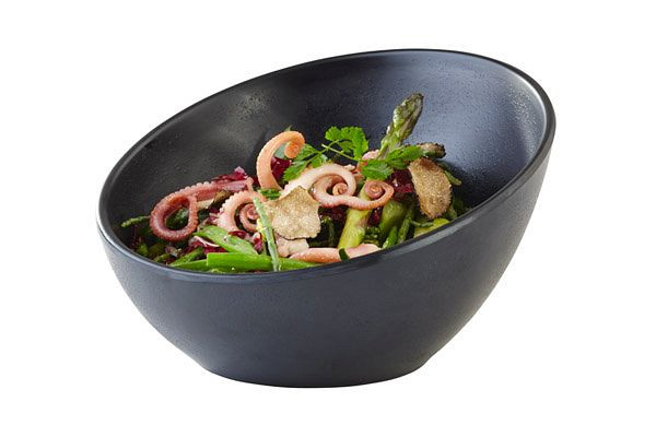 APS kom -ZEN-, Ø 16 cm, hoogte: 10 cm, melamine, zwart, steenlook, 0,3 liter, 84353