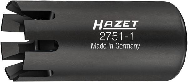 Hazet turbocompressoraansluiting, speciaal profiel 2751-1, vierkant 6,3 mm (1/4 inch), 12 mm, 2751-1