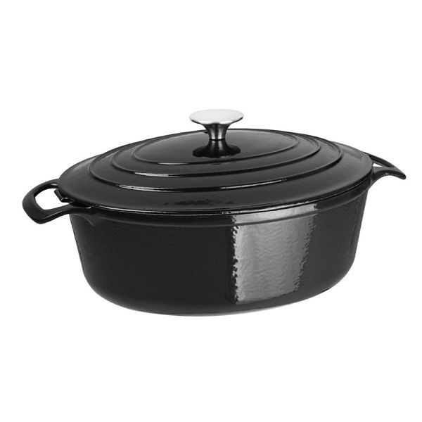 Vogue ovale braadpan zwart, GH306