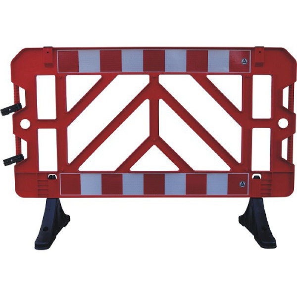 Stein HGS HGS slagboomhekwerk van kunststof, BxH: 1500 x 1000 mm, PVC-voeten met gat voor pluggen, rood, 32454