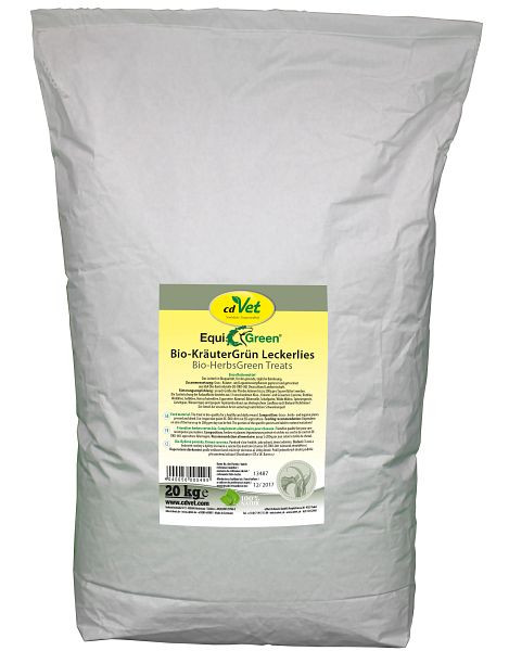 cdVet EquiGreen biologische kruiden groene traktaties 20 kg, 549