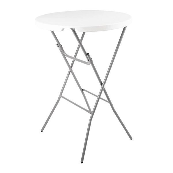 Bolero ronde klaptafel wit 80cm, DL046