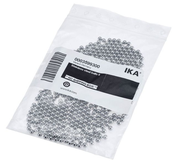 IKA roestvrijstalen kogels, 250 g, roestvrijstalen kogels voor BMT mengvaten, 0003599300