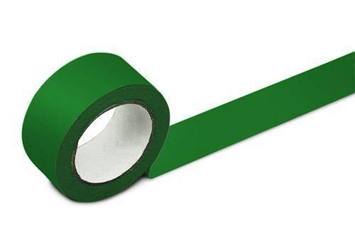 DENIOS Bodenmarkierband, 50 mm breit, grün, VE: 2 Rollen, 137-136