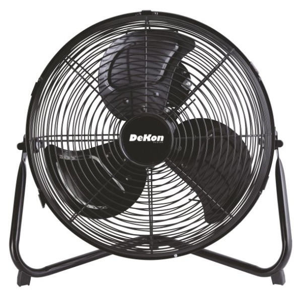 DeKon Boden-Ventilator, schwarz, 30 cm (12 Zoll), B 132