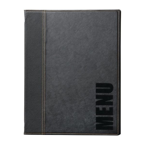 Securit menumap zwart A5, H714